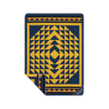 Merino Softwool Throw Blanket - Quilted Amber