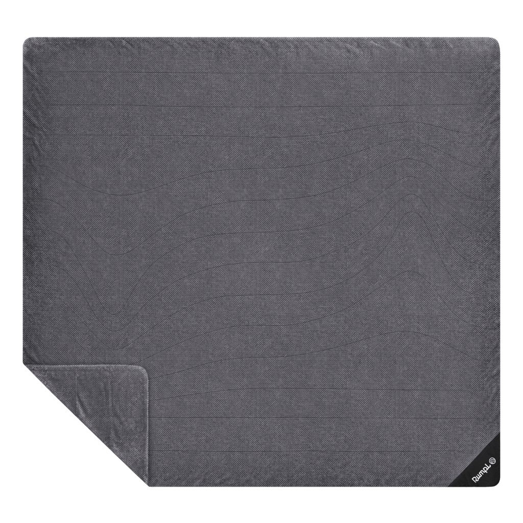 Après Fleece 2 Person Blanket - Charcoal Grey