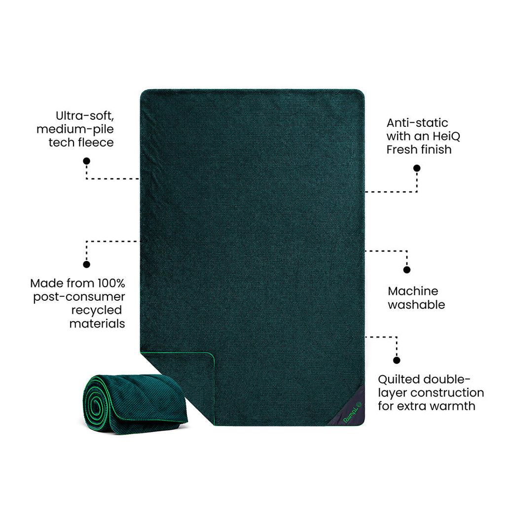 Après Fleece 2 Person Blanket - Sea Moss