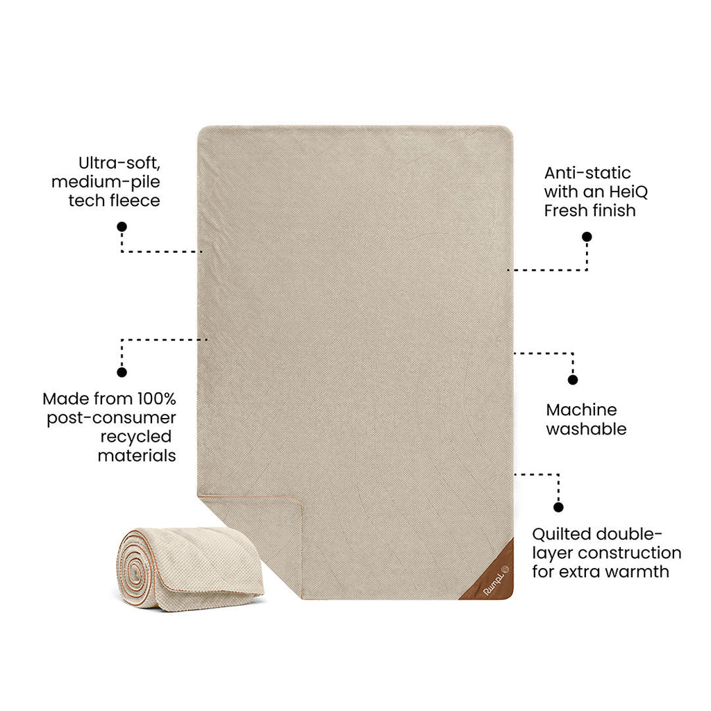 Après Fleece Mini Blanket - Natural Cream