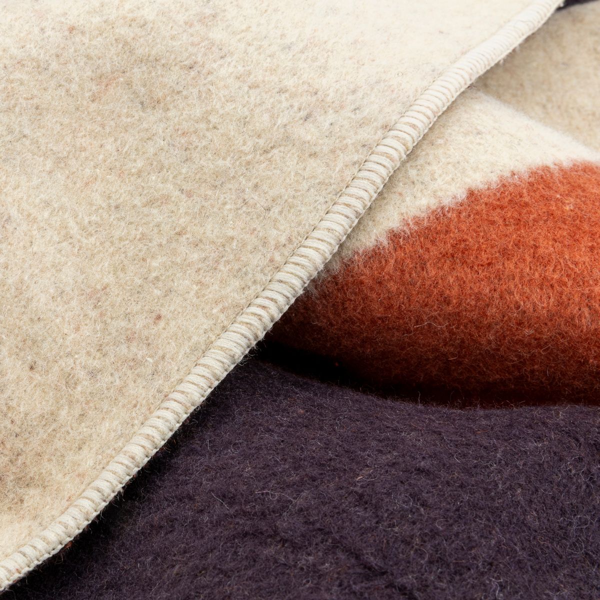 Merino Softwool 2 Person Blanket - Natural Cream Twist