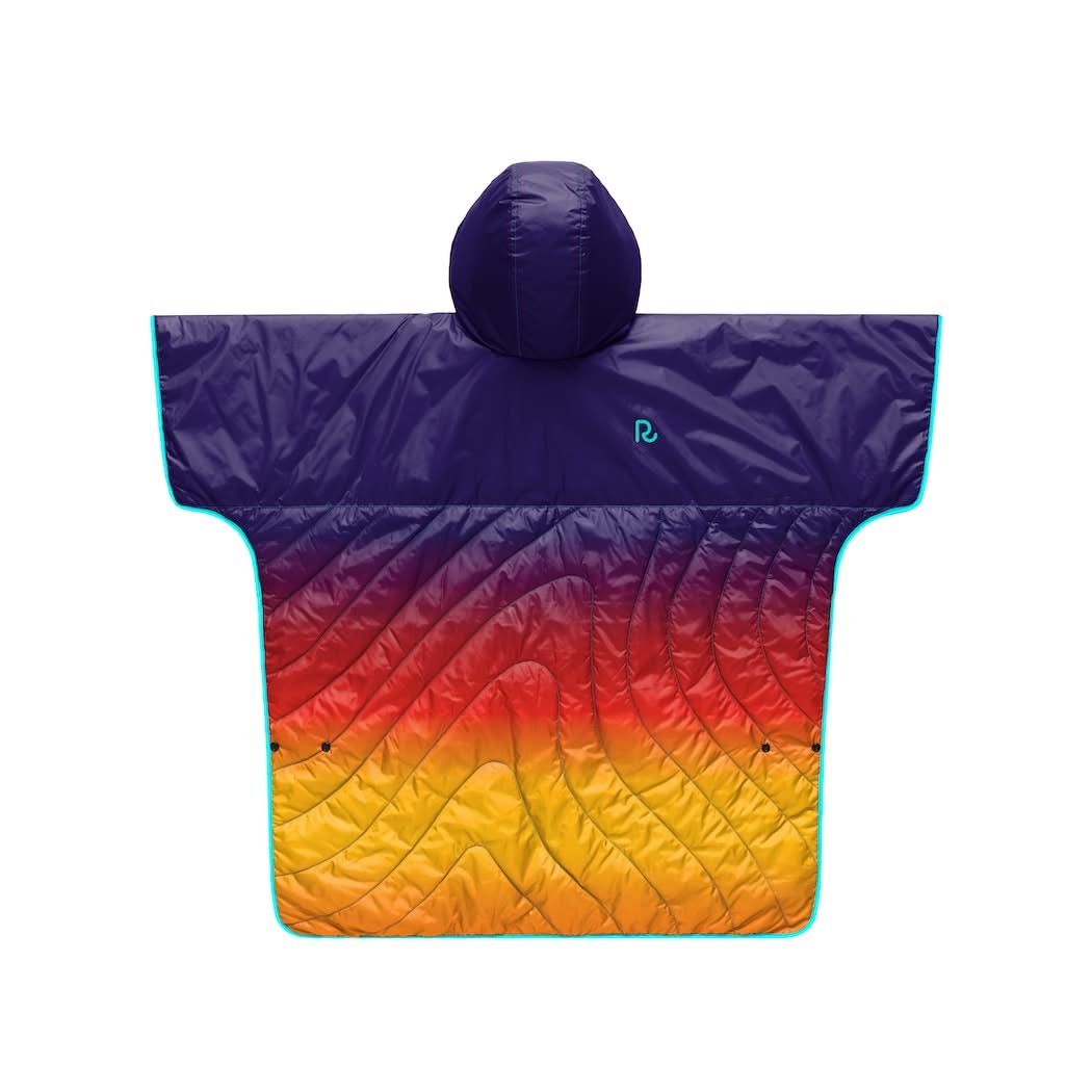 Original Puffy Poncho - Pyro Fade