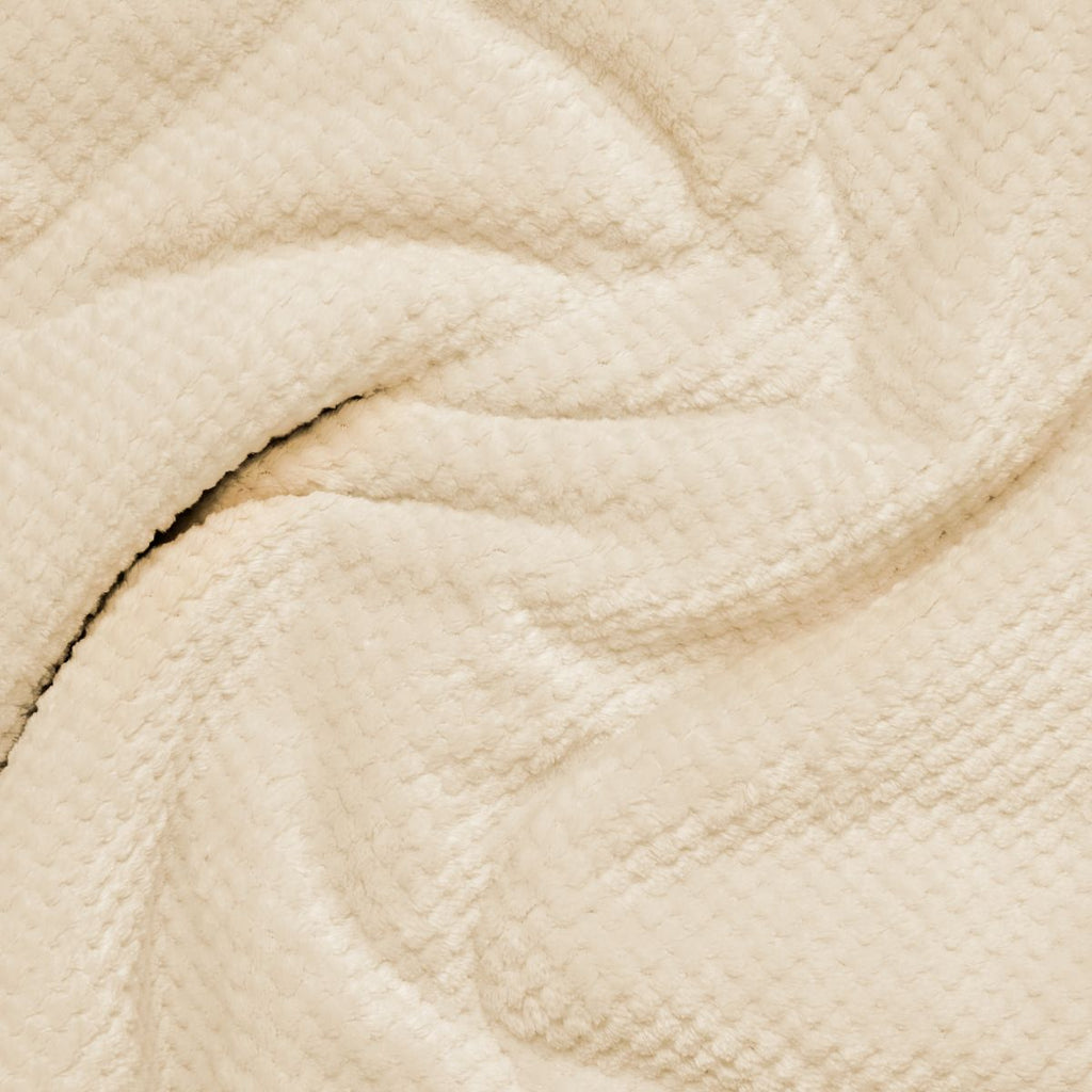 Fleece Puffy Blanket - Midnight Bloom