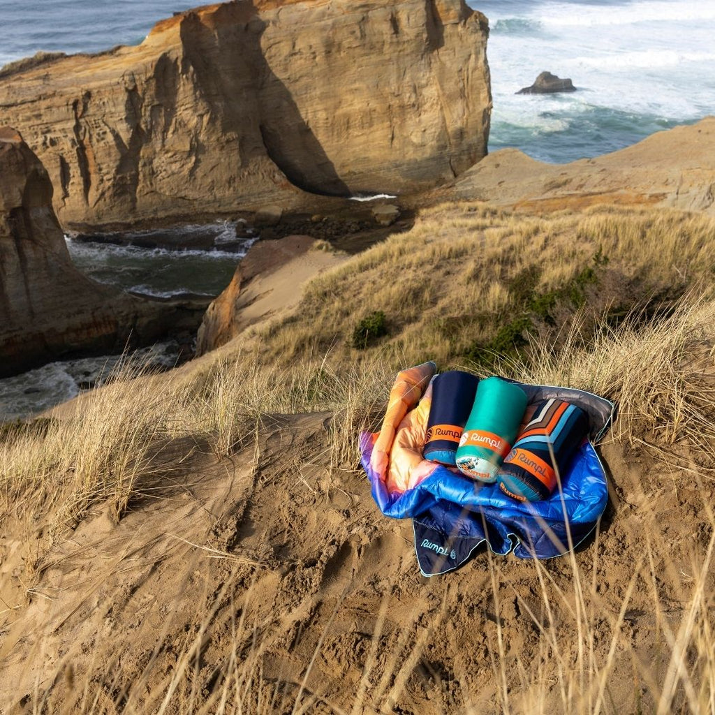 Original Puffy Blanket - Aqua Outer Banks