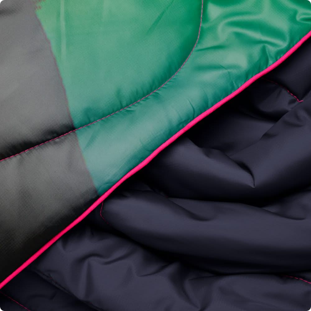 Original Puffy Blanket  - Northern Lights -  Custom