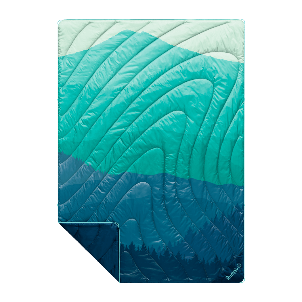 Original Puffy Blanket - Seascape Ridge Mountains - Custom