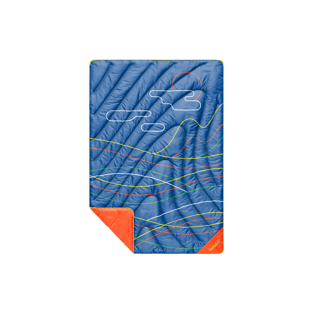 Original Puffy Mini Blanket - New Wave Blue