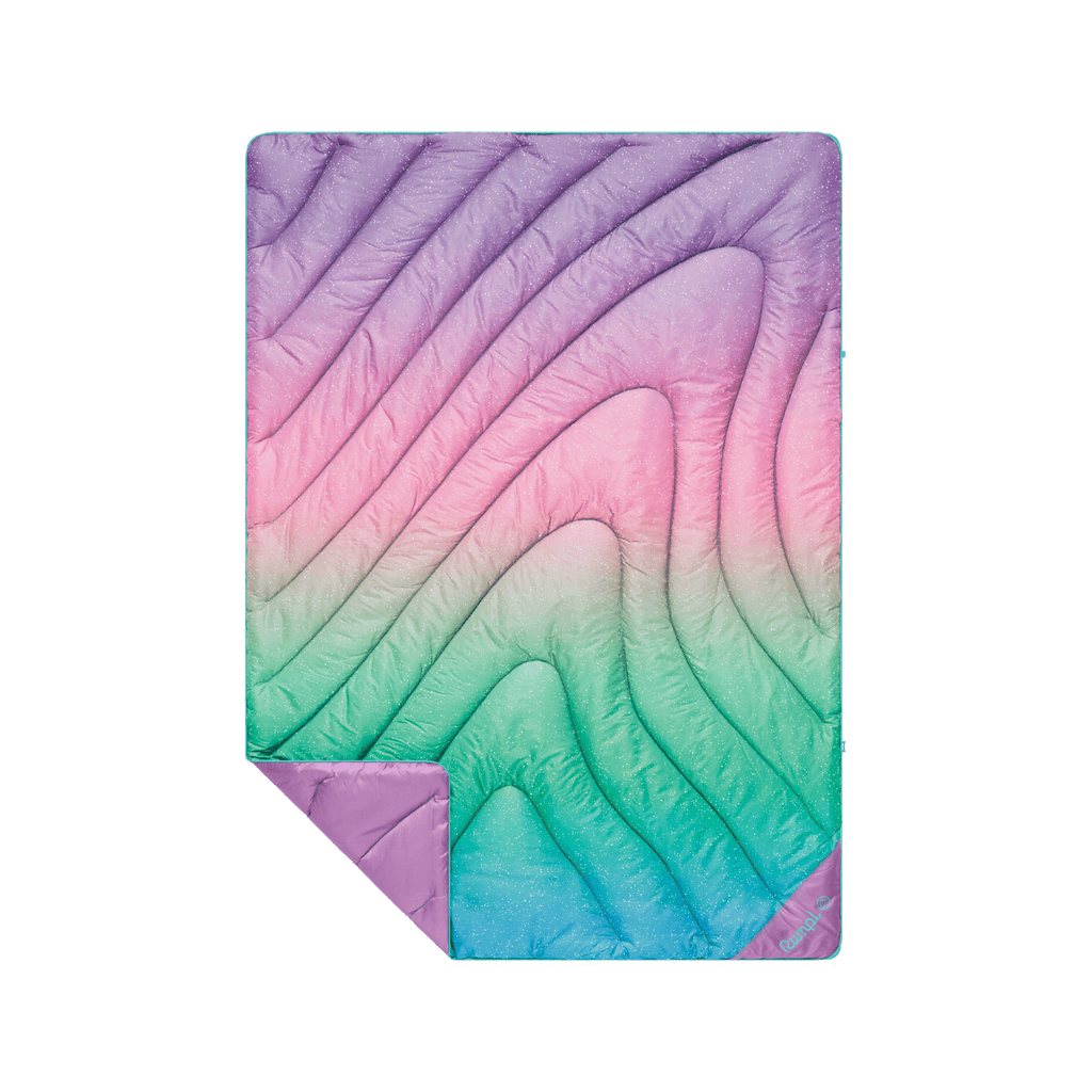 Original Puffy Throw Blanket - Unicorn Fade