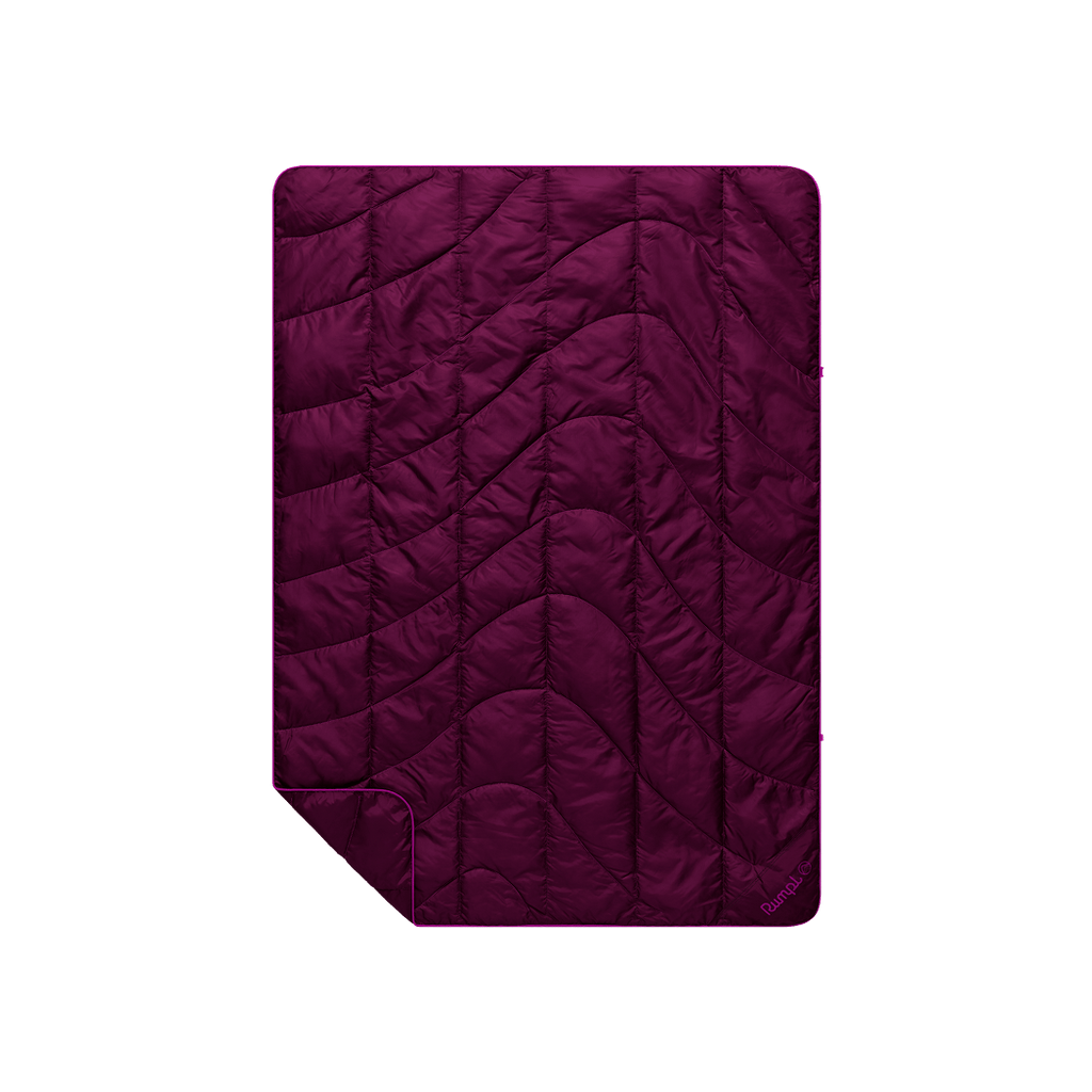 Travel Puffy Blanket - Plum