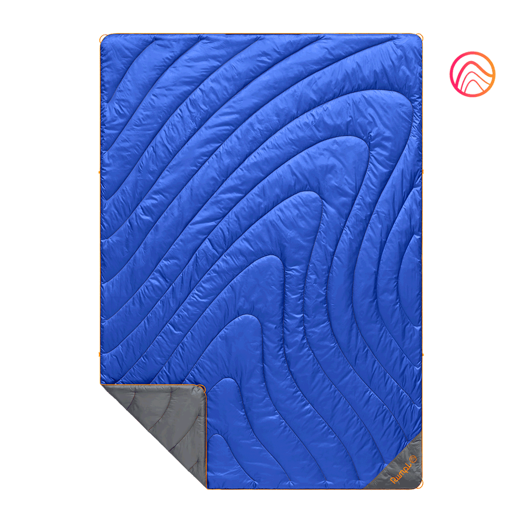 Original Puffy Blanket - Burning Blue - Custom