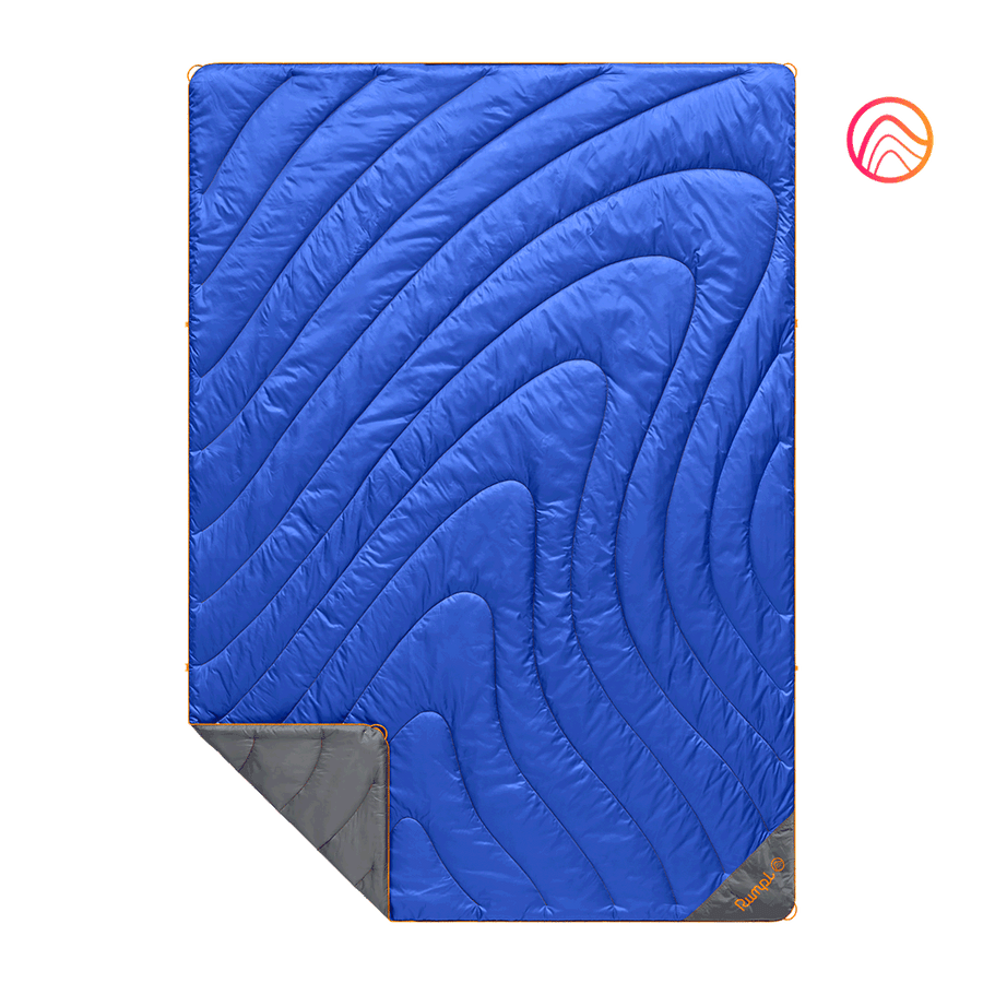 Original Puffy Blanket - Burning Blue - Custom