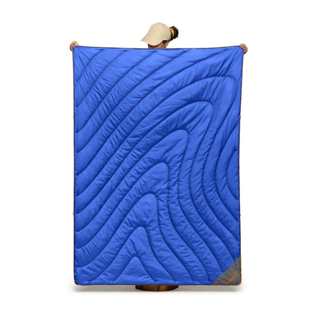 Original Puffy Blanket - Burning Blue - Custom